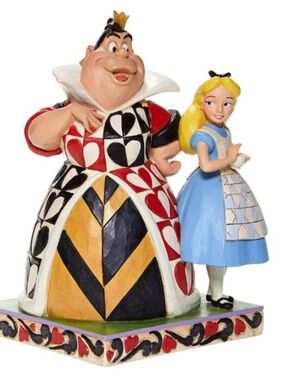 NIB Disney Alice in Wonderland Jim Shore Queen of Hearts Chaos Curiosity 6008069